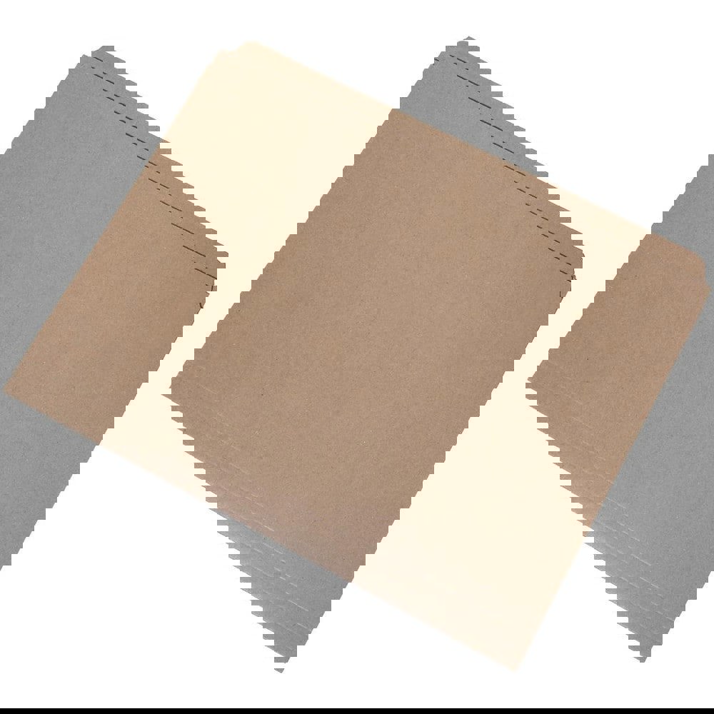 FOLDER, FILE, STRAIGHT CUT, BROWN, LETTER
