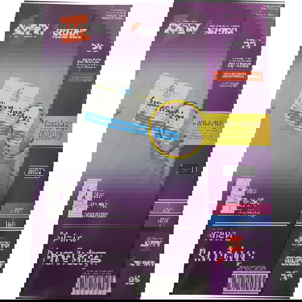 Name Badge Label: White