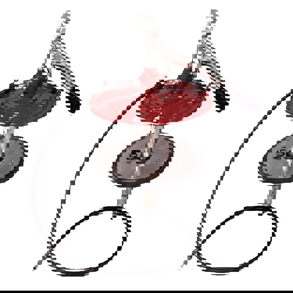 Lever Hand Pump: 5 oz/STROKE, Grease Lubrication, Steel, Aluminum & Stainless Steel