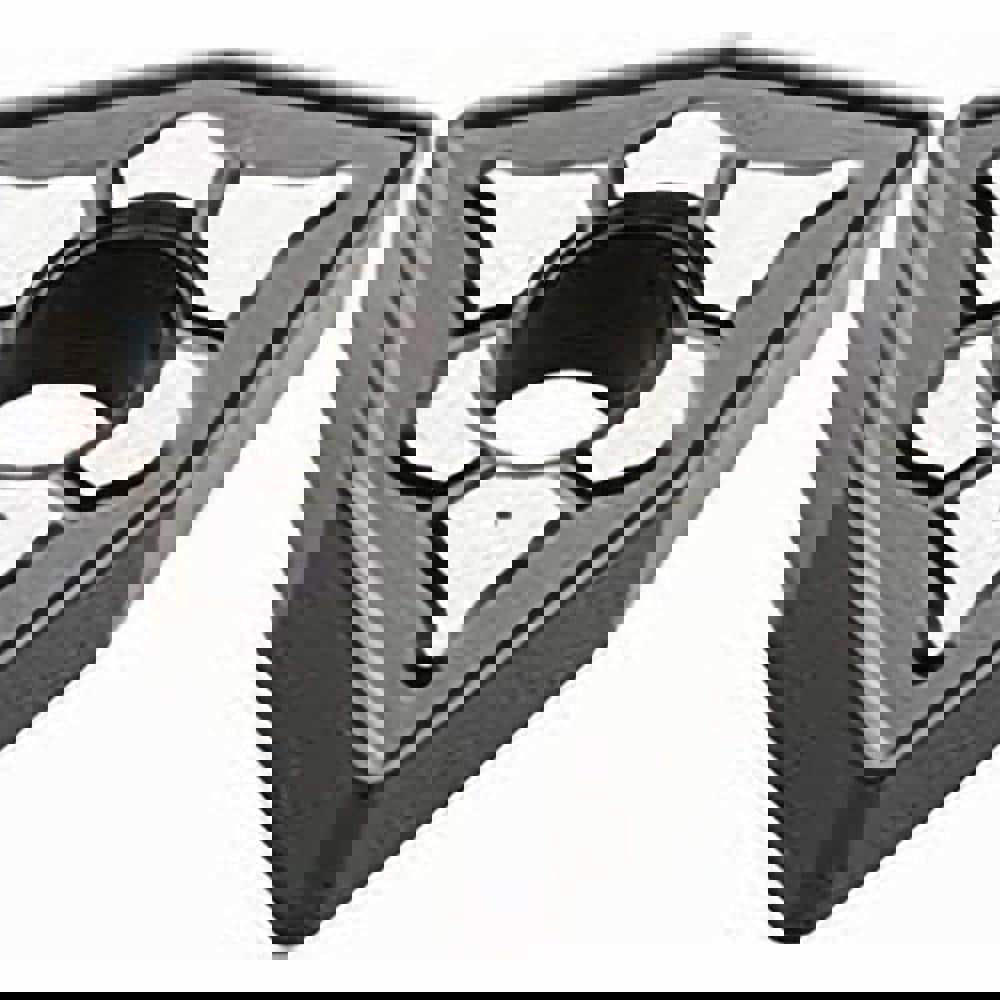 Turning Inserts; Relief Angle: 0.000 ; Corner Radius (mm): 0.80 ; Corner Radius (Decimal Inch): 0.0315 ; Included Angle: 80.00 ; Manufacturer Grade: ACK10P ; Coating/Finish: CVD