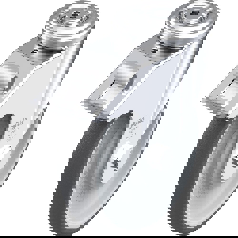 Standard Casters; Mount: Hollow Kingpin ; Caster Type: Swivel w/Brake ; Brake Type: Total-Lock Brake ; Bearing Type: Precision Ball ; Style: Single Ball ; Wheel Diameter (Inch): 6-5/16