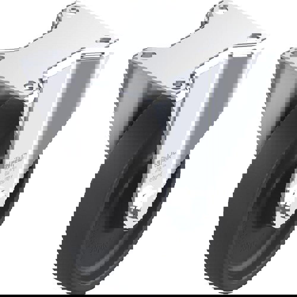 Rigid Top Plate Caster: Nylon, 4