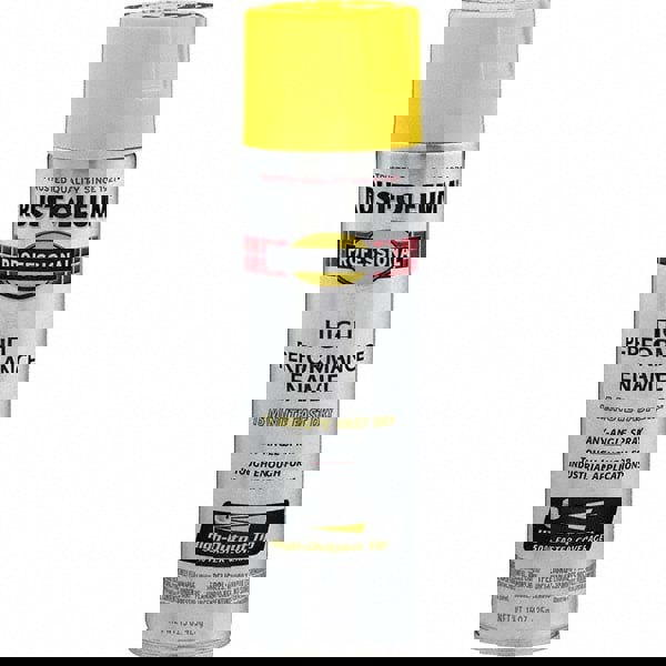 Rustproof Enamel Spray Paint: Safety Yellow, Gloss, 15 oz