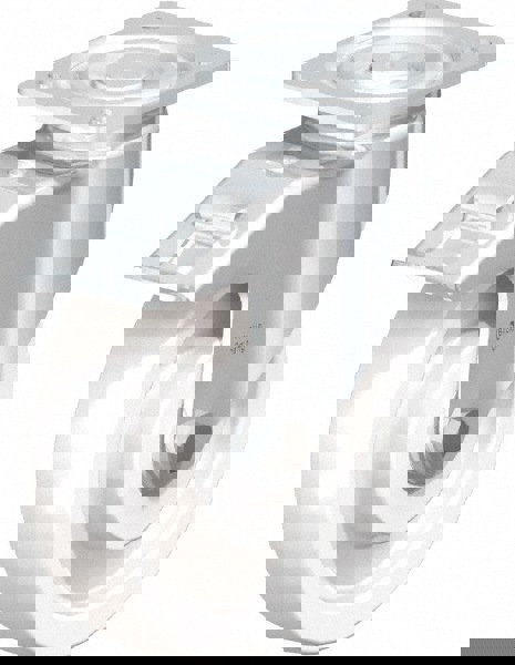 Swivel Top Plate Caster: Nylon, 6-1/2