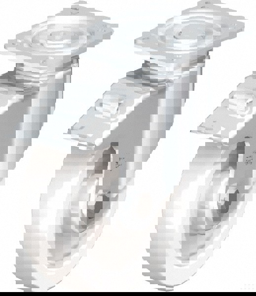 Swivel Top Plate Caster: Nylon, 6-1/2