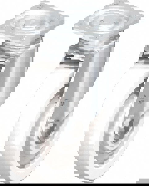 Swivel Top Plate Caster: Nylon, 6-1/2