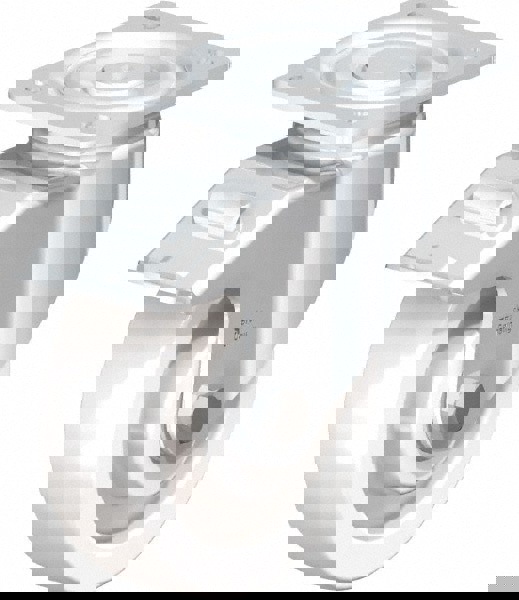 Swivel Top Plate Caster: Nylon, 6-1/2