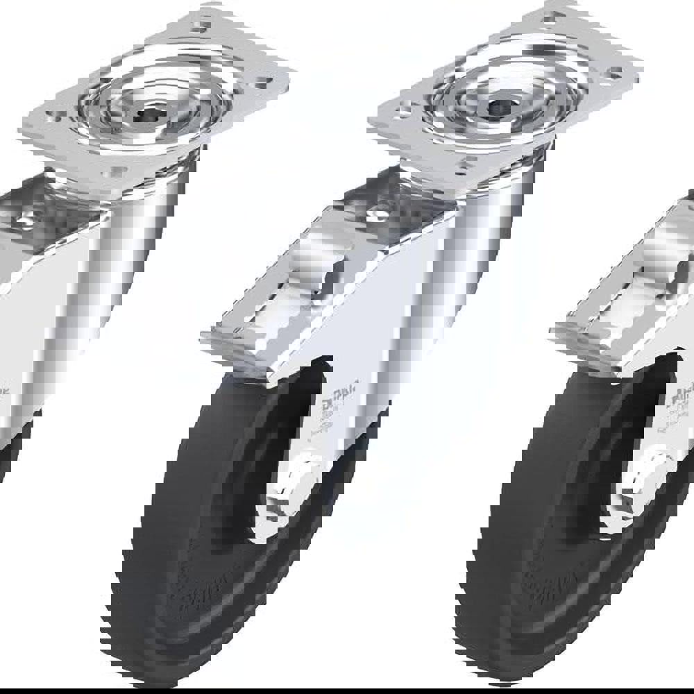 Swivel Top Plate Caster: Nylon, 6