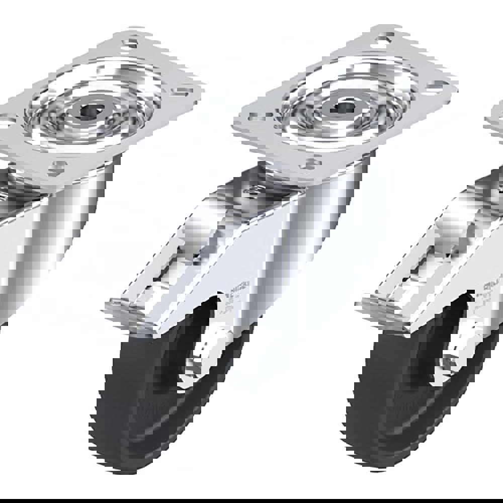 Swivel Top Plate Caster: Nylon, 3