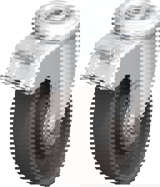 Hollow Kingpin Caster: Swivel, 4