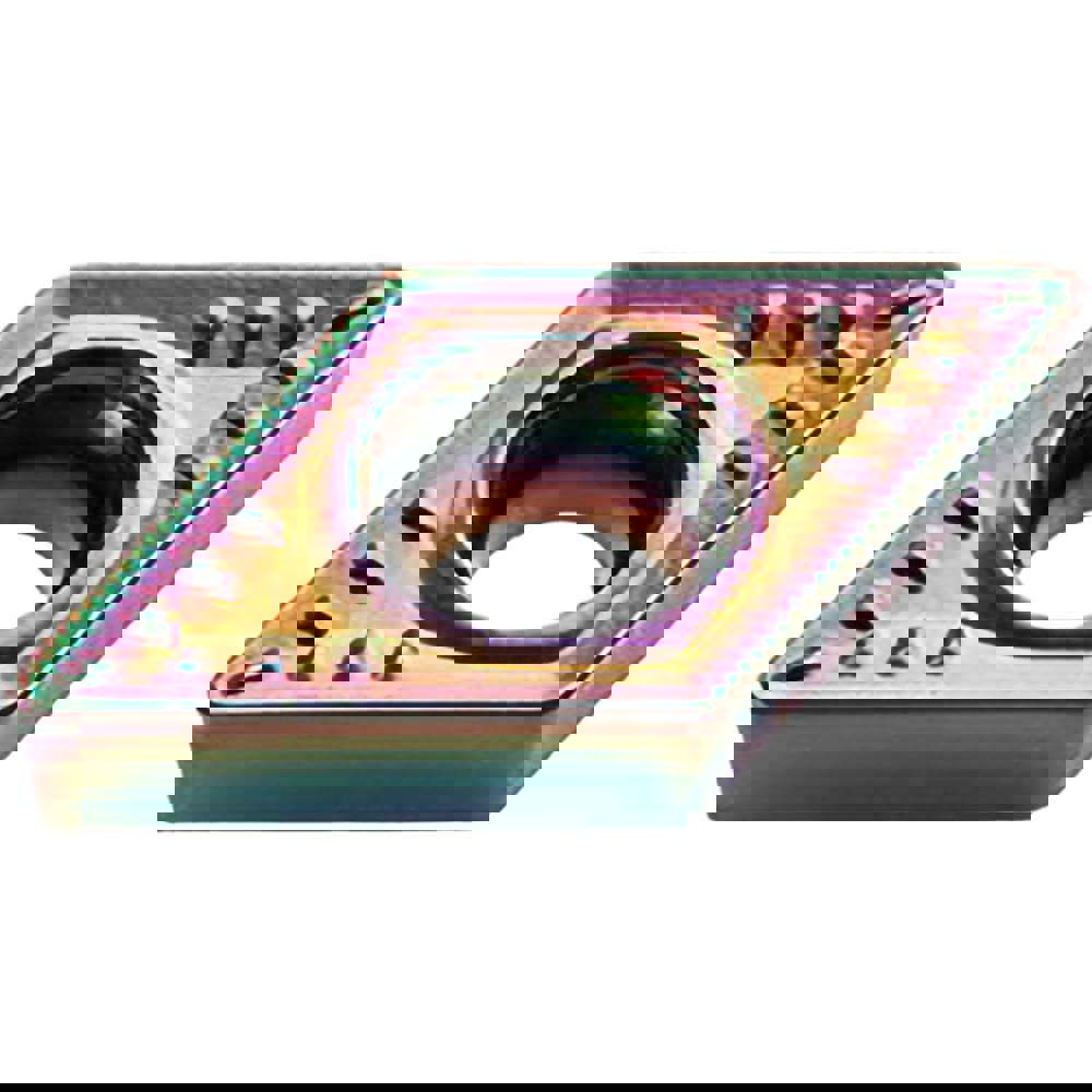 Turning Inserts; Relief Angle: 7.000 ; Corner Radius (mm): 0.80 ; Corner Radius (Decimal Inch): 0.0315 ; Included Angle: 55.00 ; Manufacturer Grade: ACP35M ; Coating/Finish: CVD