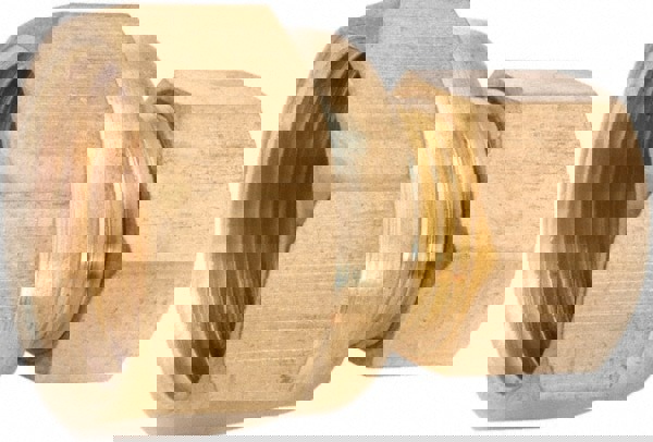 Lead Free Brass Flared Tube Female Flare x Compression with Nut & Sleeve: 3/8