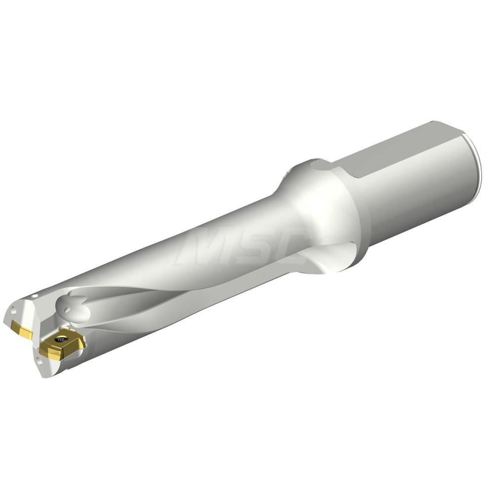 Indexable Insert Drills; Drill Style: DS20; Drill Diameter (Inch): 1-1/8; Maximum Drill Depth (Inch): 4-1/2; Shank Type: Straight-Cylindrical; Shank Diameter (Inch): 1-1/4; Number of Drill Inserts: 2; Cutting Direction: Right Hand; Drill Depth by Diameter