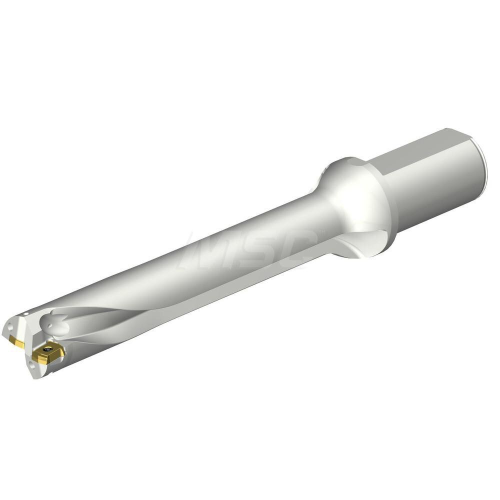 Indexable Insert Drills; Drill Style: DS20; Drill Diameter (Inch): 1-1/4; Maximum Drill Depth (Inch): 7-1/2; Shank Type: Straight-Cylindrical; Shank Diameter (Inch): 1-1/2; Number of Drill Inserts: 2; Cutting Direction: Right Hand; Drill Depth by Diameter