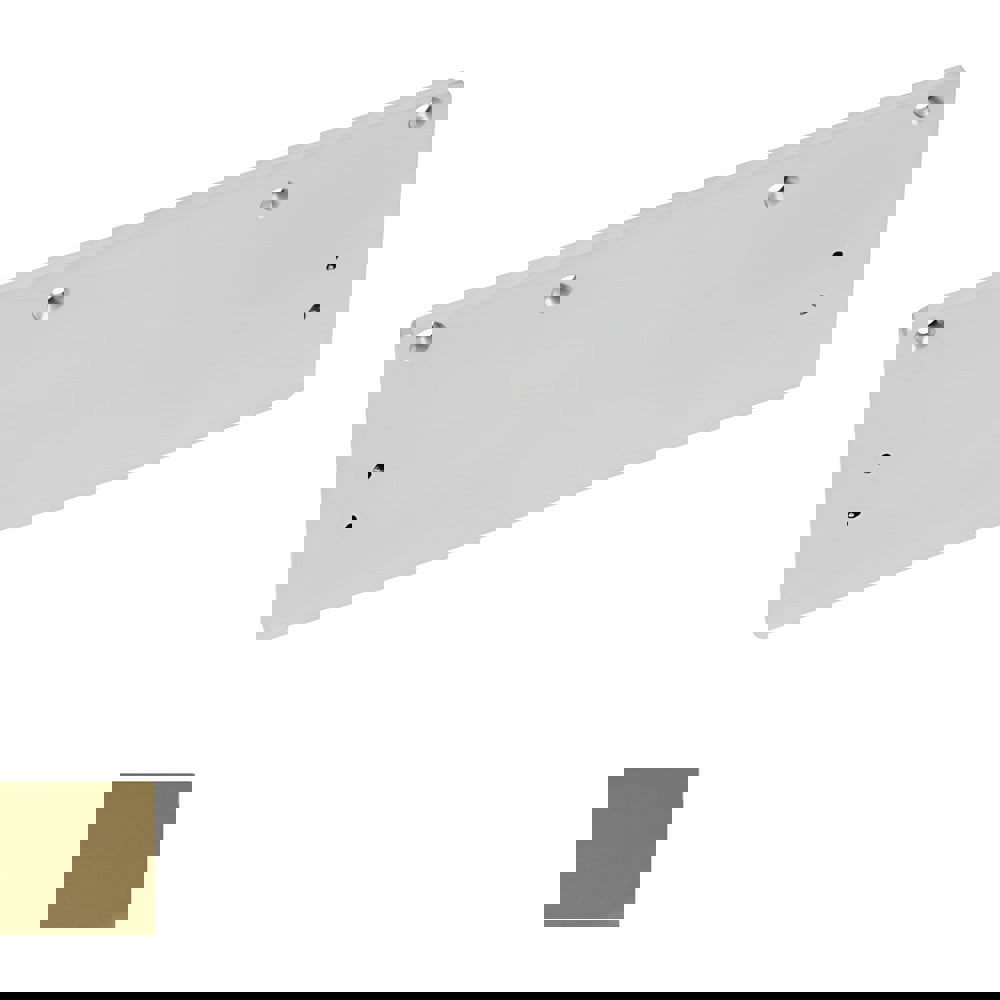 Door Closer Accessories; Accessory Type: Drop Plate ; For Use With: DC8000 Series Door Closers ; Finish: Satin Bronze ; Overall Length: 12.00