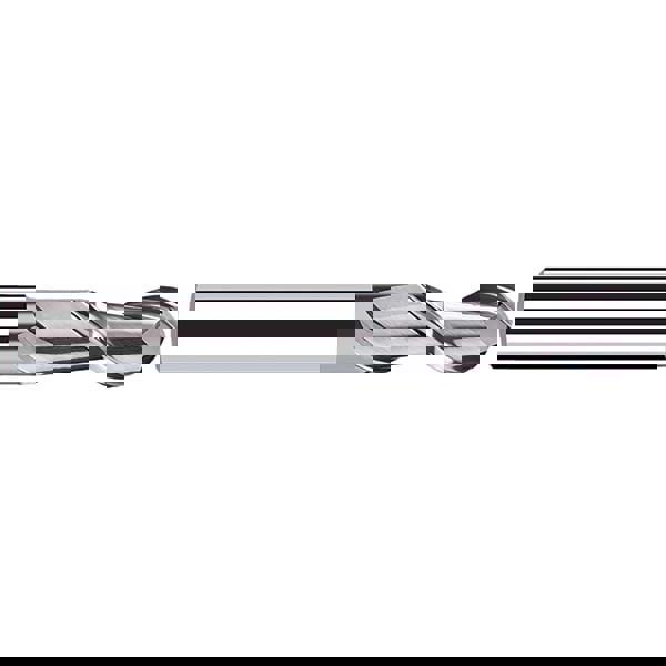 Ball End Mill: 6.00 mm Dia, 12.00 mm LOC, 2 Flute, Solid Carbide