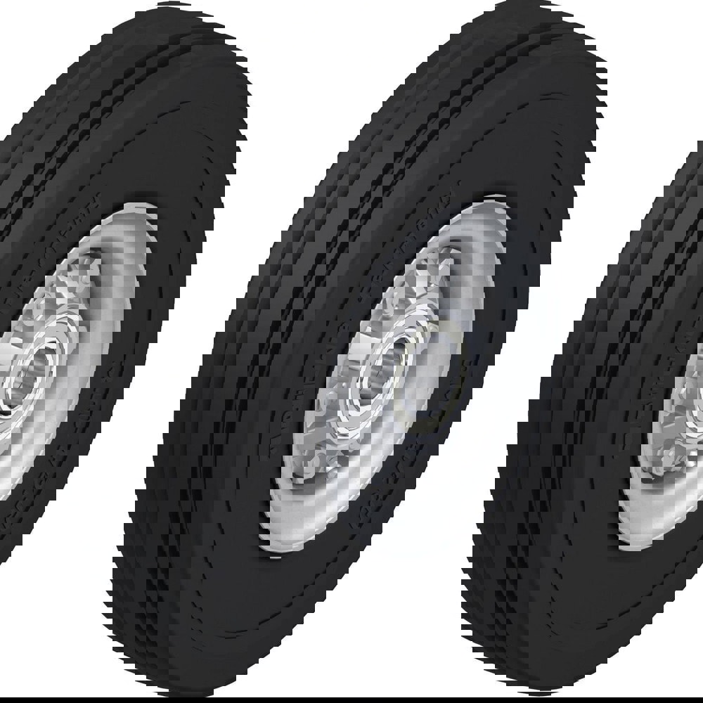 Caster Wheels; Wheel Type: Rigid; Swivel ; Wheel Diameter (Inch): 10 ; Bearing Type: Ball ; Wheel Width (Inch): 3-3/8 ; Wheel Core Material: Steel ; Wheel Material: Rubber