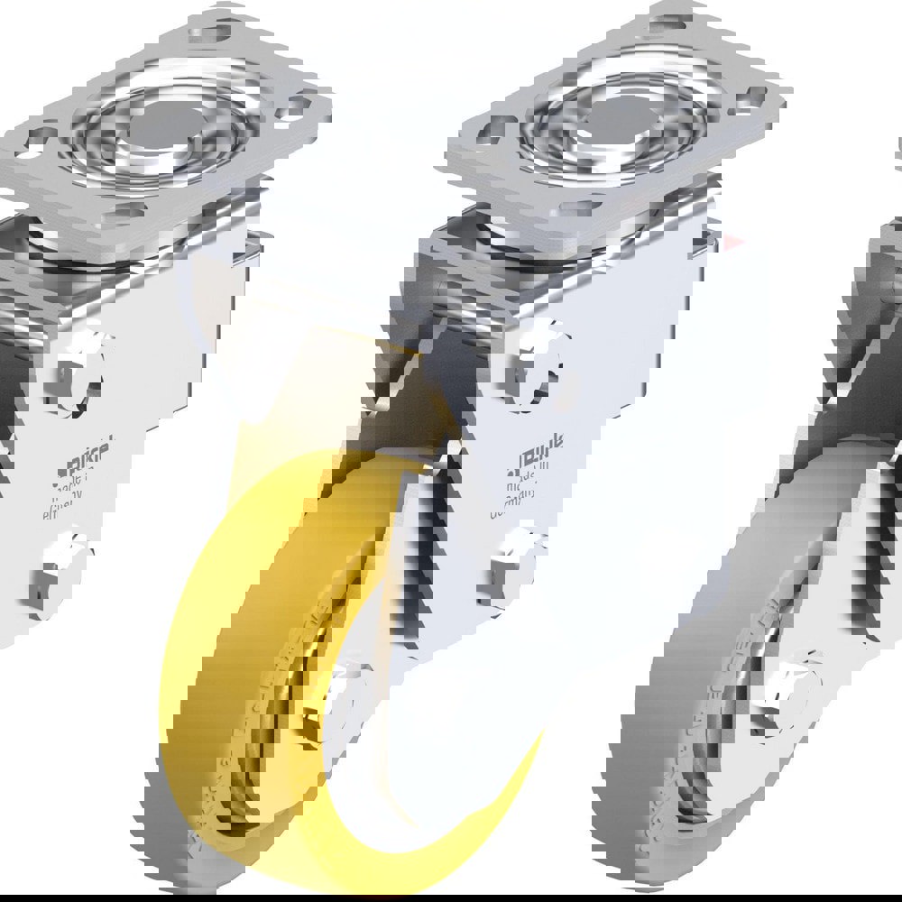 Top Plate Casters; Mount Type: Plate ; Number of Wheels: 1.000 ; Wheel Diameter (Inch): 5 ; Wheel Material: Rubber ; Wheel Width (Inch): 1-9/16 ; Wheel Color: Black