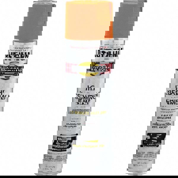 Rustproof Enamel Spray Paint: Safety Orange, Gloss, 15 oz