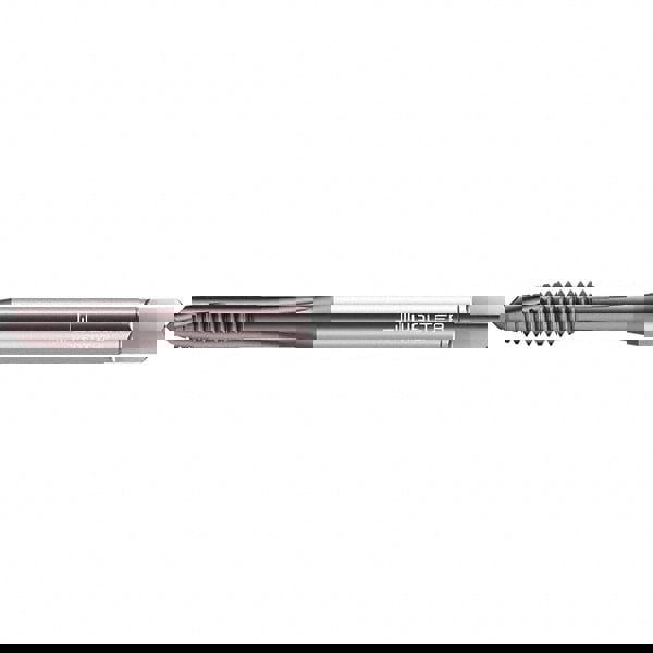 Spiral Point Tap: #12-24, UNC, 3 Flutes, Plug, 2B, High Speed Steel, TiAlN Finish