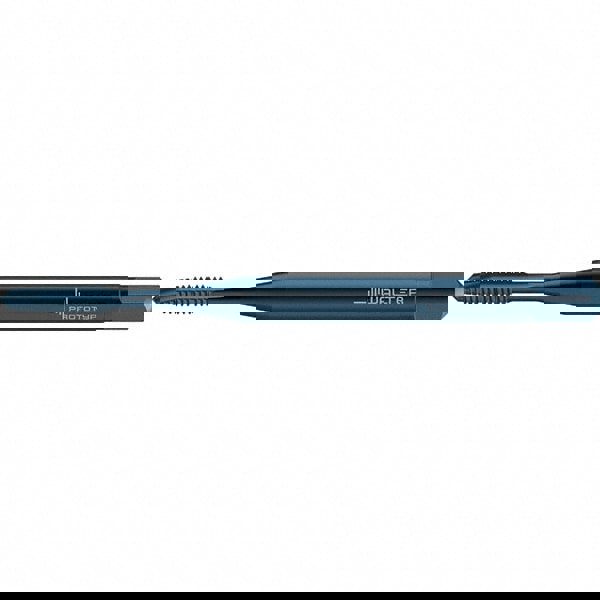 Spiral Point Tap: #2-56, UNC, 2 Flutes, Plug, 2B, High Speed Steel, Oxide Finish