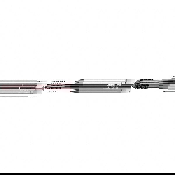 Spiral Point Tap: #4-48, UNF, 2 Flutes, Plug, 2B, High Speed Steel, TiAlN Finish