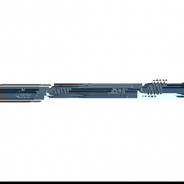 Spiral Point Tap: M5 x 0.8, Metric, 3 Flutes, Plug, 6HX, High Speed Steel, Oxide Finish