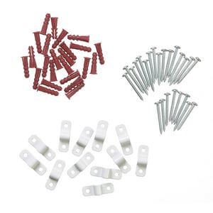 SHLF CLIPS W/ SCRW 12 PK