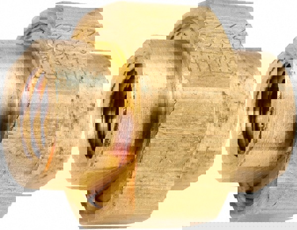 Industrial Pipe Union: 3/8-18 Female Thread, FNPT