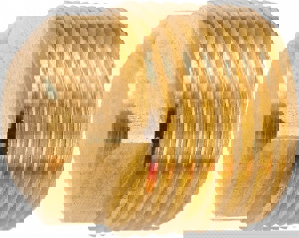 Industrial Pipe Square Head Plug: 3/8-18 Male Thread, MNPT