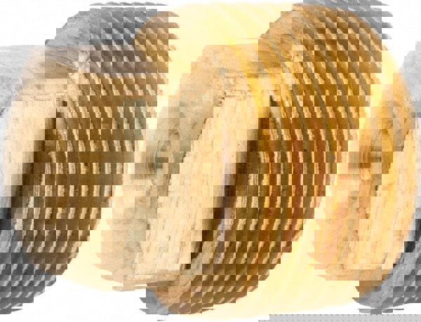 Industrial Pipe Square Head Plug: 1/2-14 Male Thread, MNPT