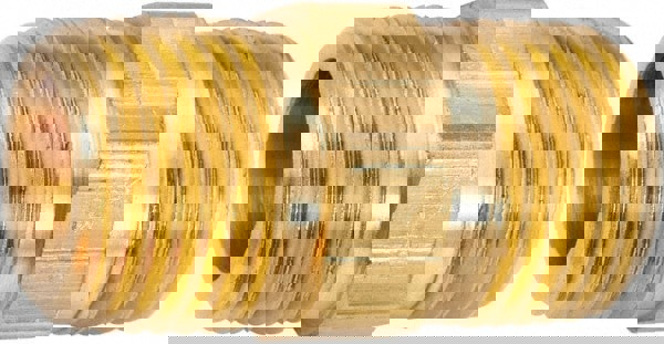 Industrial Pipe Hex Nipple: 1/4-18 Male Thread, MNPT