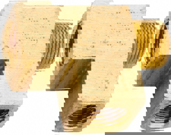 Industrial Pipe Street Tee: 3/4-14 Female Thread, 3/4-14 Male Thread, MNPT x FNPT