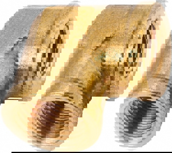 Brass Pipe Reducing Elbow: 3/8 x 1/4