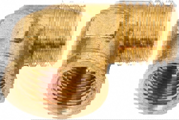 Brass Pipe 90 &deg; Street Elbow: 1/2 x 3/8