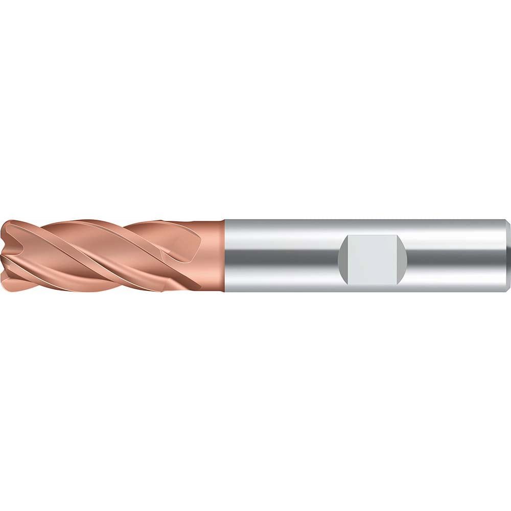 Corner Radius End Mill Head: 4 Flutes