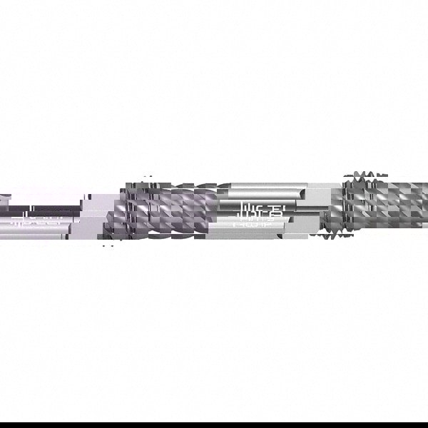 Spiral Flute Tap: 1/2-13 UNC, 3 Flutes, Semi-Bottoming, 2BX Class of Fit, High Speed Steel, TiAlN Coated