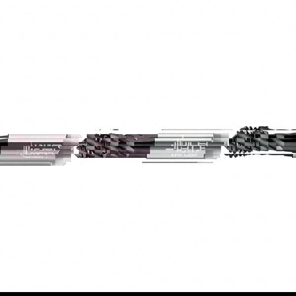 Spiral Flute Tap: #12-24 UNC, 3 Flutes, Semi-Bottoming, 2B Class of Fit, High Speed Steel, Hardlube Coated