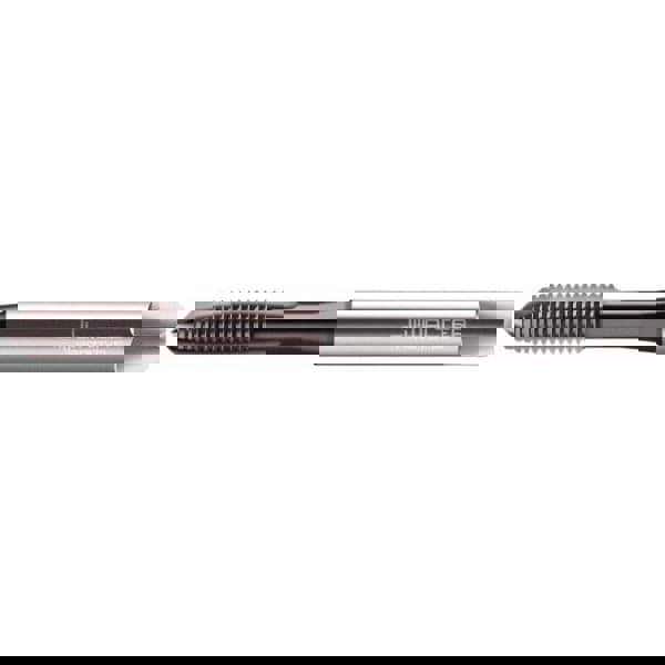 Spiral Point Tap: #12-24, UNC, 3 Flutes, Plug, 2B, High Speed Steel, Hardlube Finish