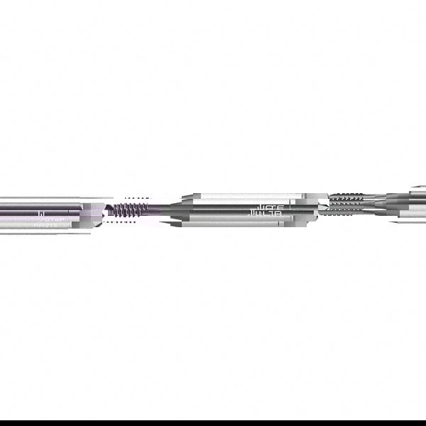 #2-56 Semi-Bottoming RH 2B TiCN High Speed Steel 3-Flute Straight Flute Machine Tap