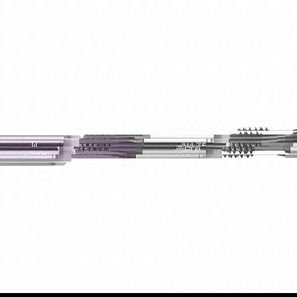 5/16-18 Semi-Bottoming RH 2B TiCN High Speed Steel 4-Flute Straight Flute Machine Tap