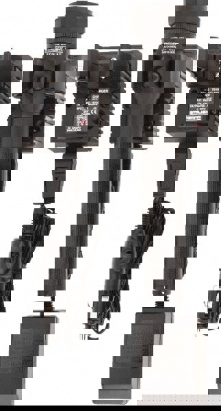 Handheld Flashlight: LED, 400 Lumens, 7.25 hr Max Run Time, Rechargeable Battery (Included)