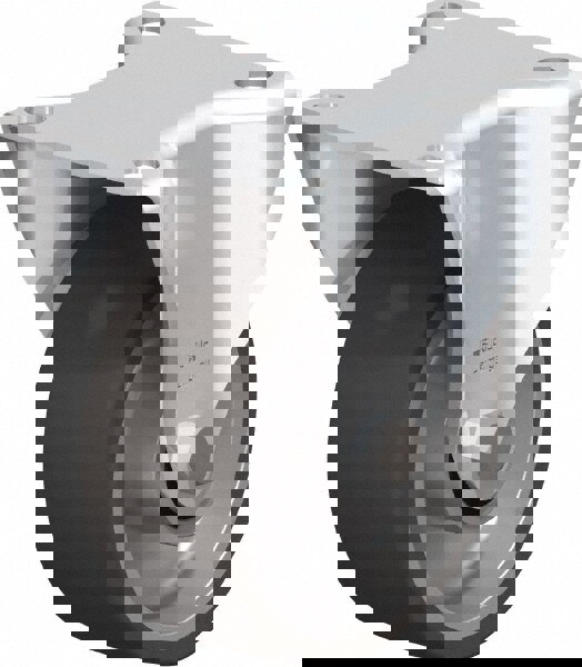 Rigid Top Plate Caster: Silicone Rubber, 4