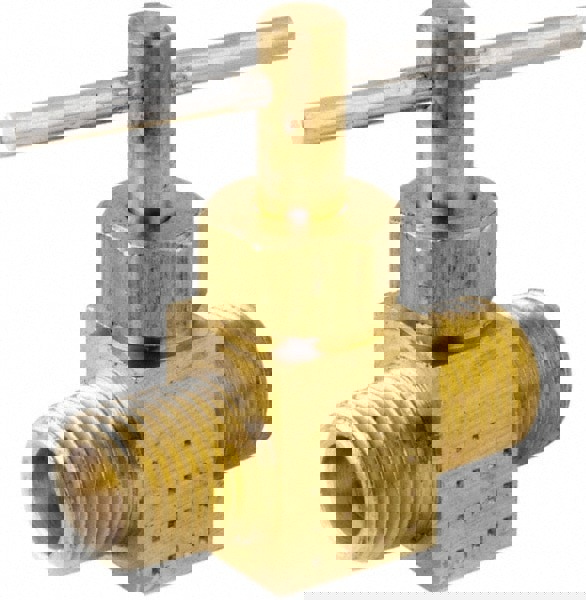 Needle Valve: Straight, 1/4