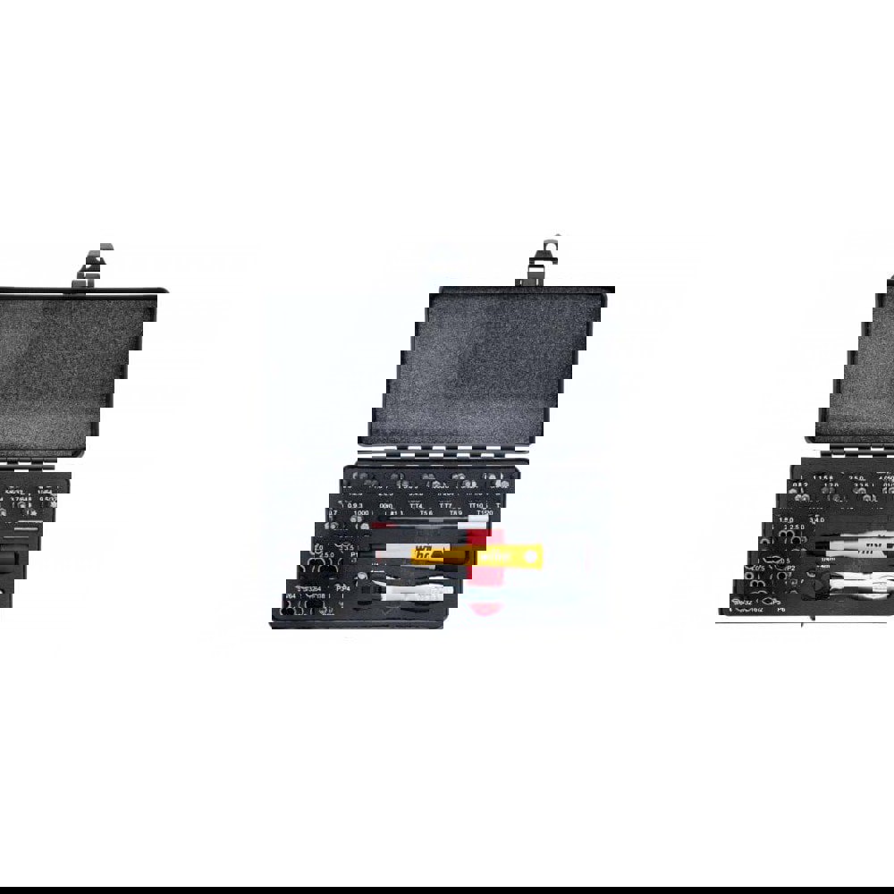 Screwdriver Insert Bit Set: Hex Phillips, Slotted & Torx