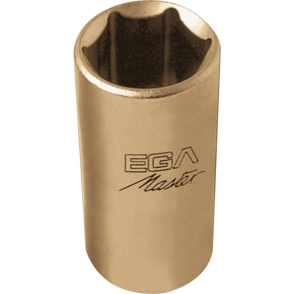 Hand Sockets; Socket Type: Non-Impact ; Socket Size (mm): 13 ; Drive Size: 3/8 ; Drive Style: Hex ; Number Of Points: 6 ; Overall Length (mm): 60.0000