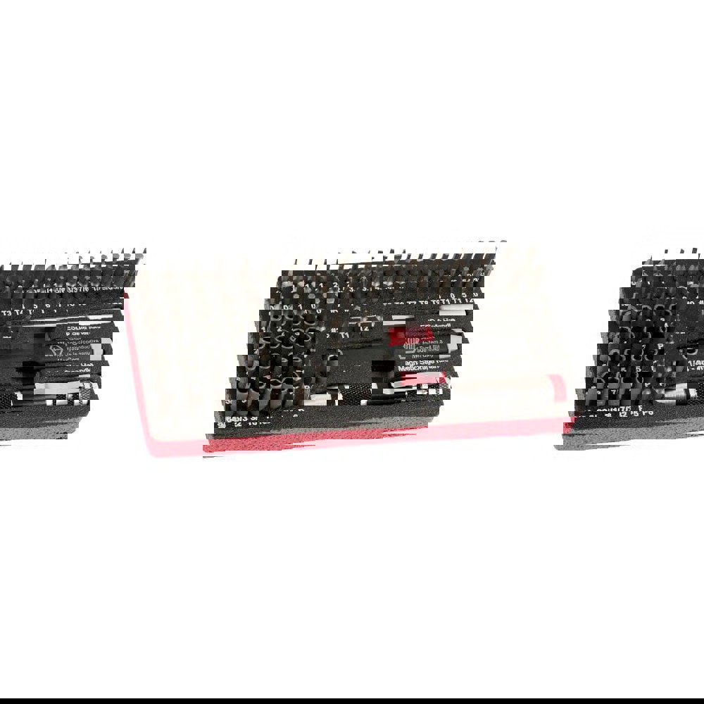 Screwdriver Insert Bit Set: Hex Phillips, Slotted & Torx