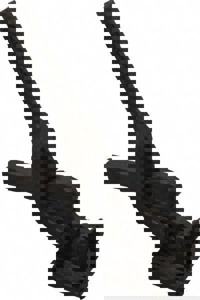 Manual Hold-Down Toggle Clamp: Vertical, 1,000 lb Capacity, Solid Bar, Flanged Base