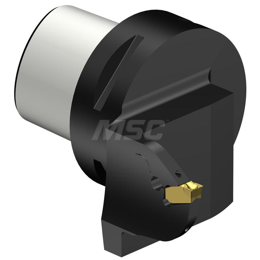 Modular Grooving Head: Left Hand, Cutting Head, System Size C6, Uses QFU Size K Inserts