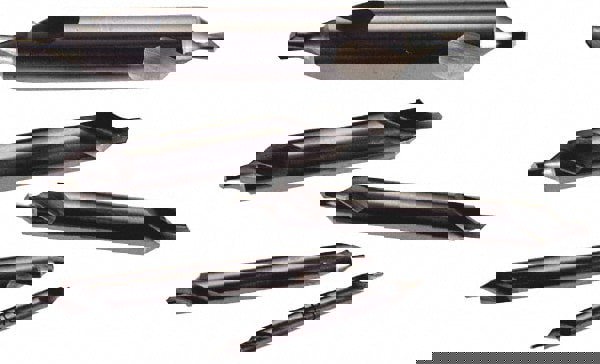 5 Pc #11 to #15 High Speed Steel Combo Drill & Countersink Set